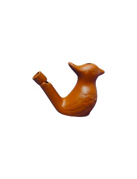 Bird-Shaped Clay Whistle